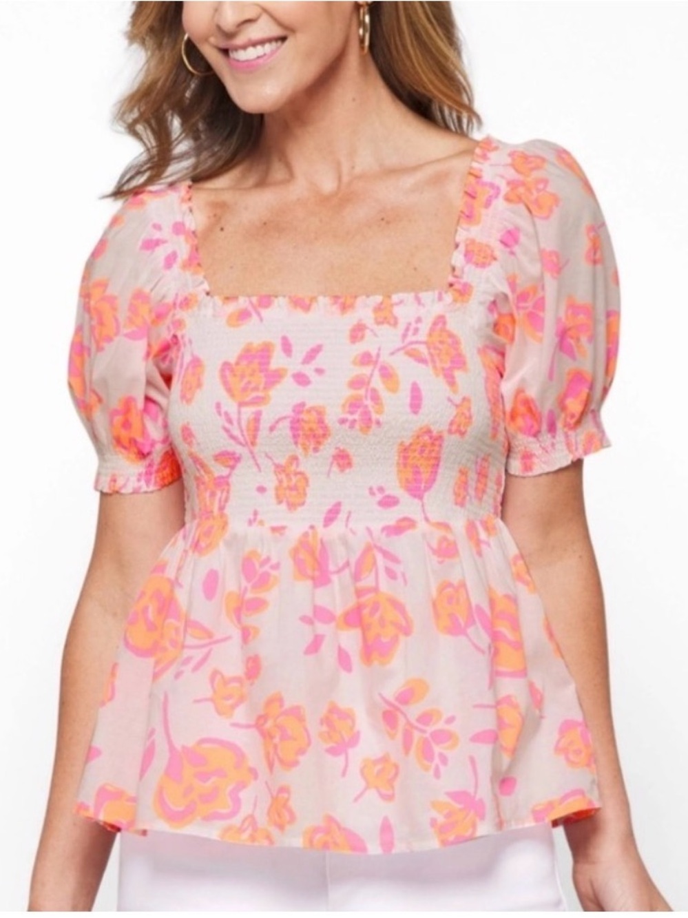 NWT Vineyard Vines Summer Bloom floral Top Size S